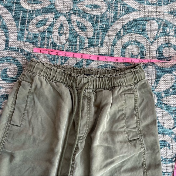 Loft Olive Green Drawstring Mini Skirt - Picture 5 of 9